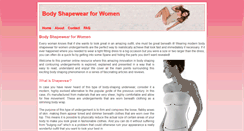 Desktop Screenshot of bodyshapewearforwomen.com